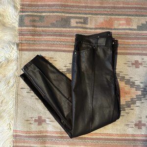 WHBM Coated Skinny Ankle Brown Size 6